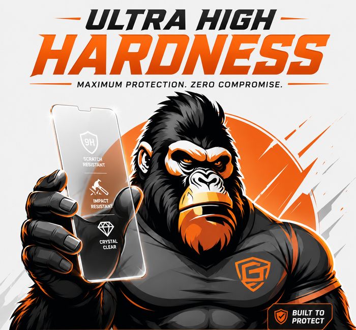 7Skin 9H tempered glass showing scratch resistance, impact resistance, and crystal clarity